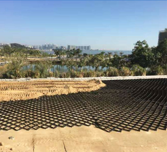 土工格室施工現場